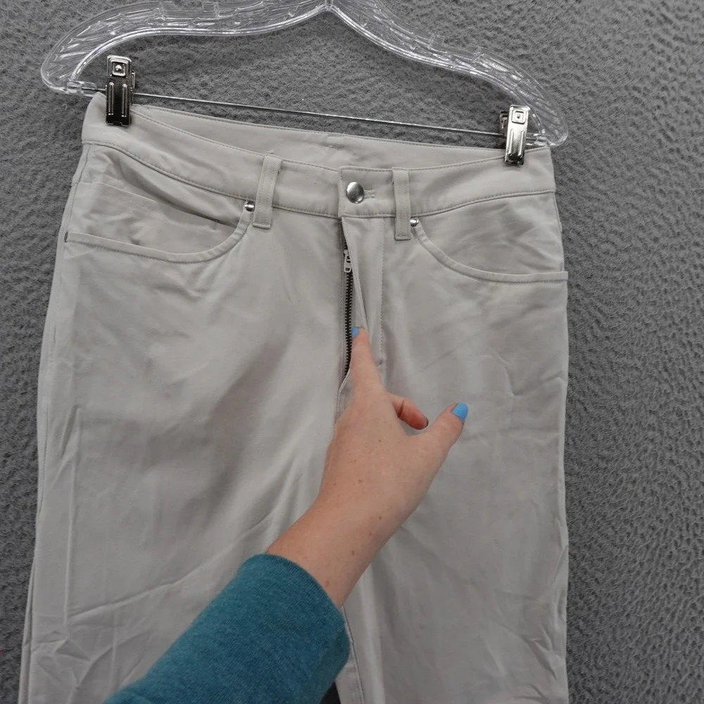 Lululemon ABC Slim‎ Fit Warpstream Pants 28x29 Beige Mens Athletic Stretch